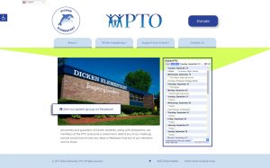 screenshot of PTO website